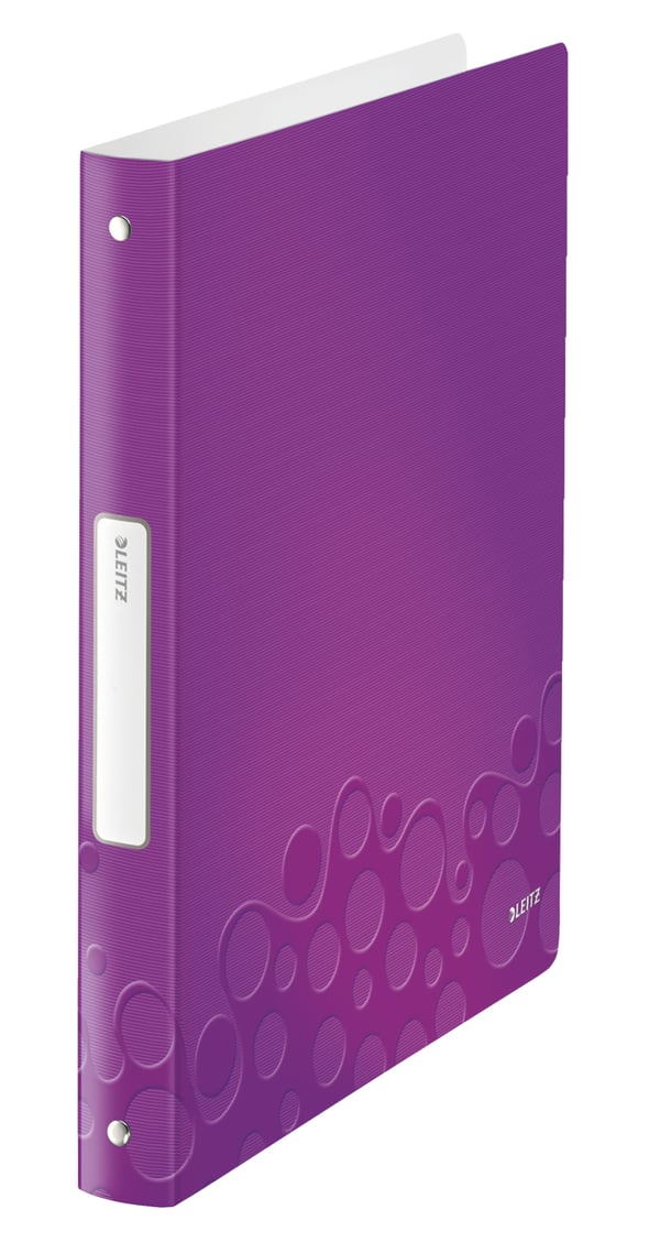 Leitz WOW ringpärmar A4 Metallisk, Lila
