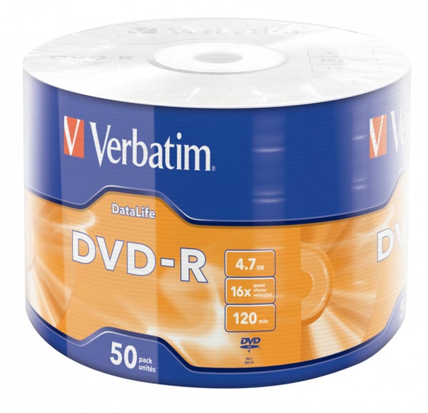 Verbatim 43791 tom DVD 4,7 GB DVD-R 50 stk