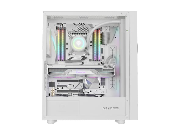 GENESIS Diaxid 605 ARGB Midi Tower Hvid