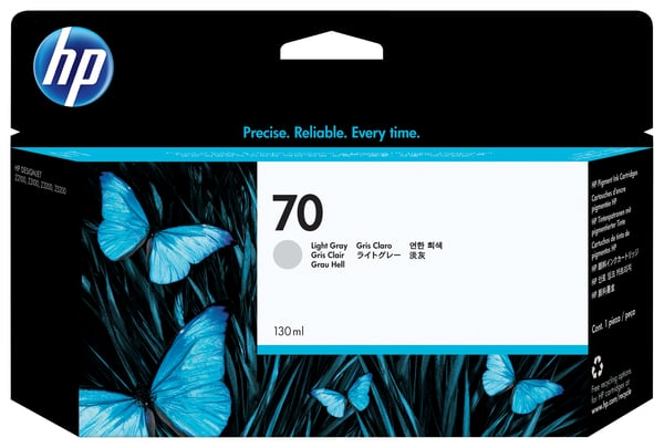 HP 70 - 130 ml - Lysegrå - original - DesignJet