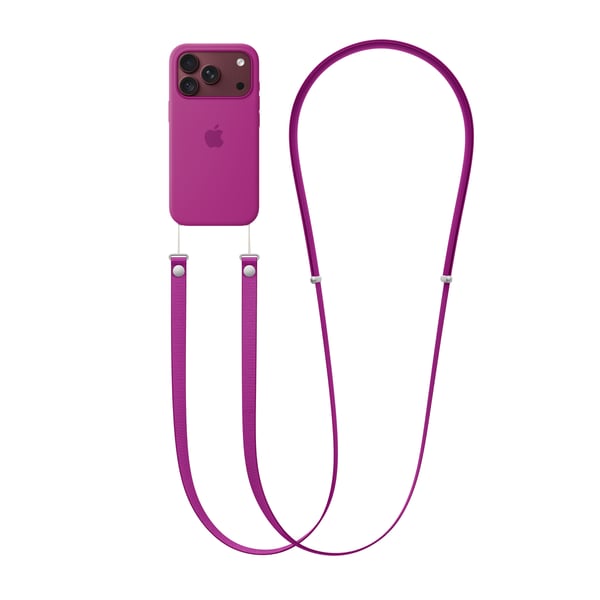 Apple Crossbody-rem – magenta