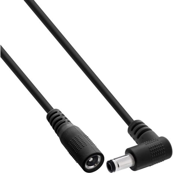 InLine 26905L el-ledning Sort 5 m DC 5.5 x 2.1 mm