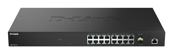D-Link DMS-1250-18/E nätverksswitchar hanterad L2 2.5G Ethernet (100/1000/2500) Svart