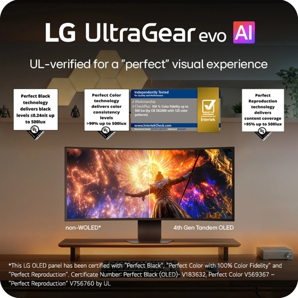LG 39GX950B-B computerskærm 99,1 cm (39") 5120 x 2160 pixel 5K Ultra HD OLED Sort