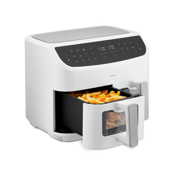 MEDION LIFE P20 Dobbelt 8,7 L 2600 W Varmluftsteger Hvid MEDION LIFE P20 Dobbelt 8,7 L 2600 W Varmluftsteger Hvid