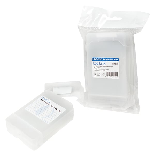 LogiLink UA0277 etui til drev Transparent