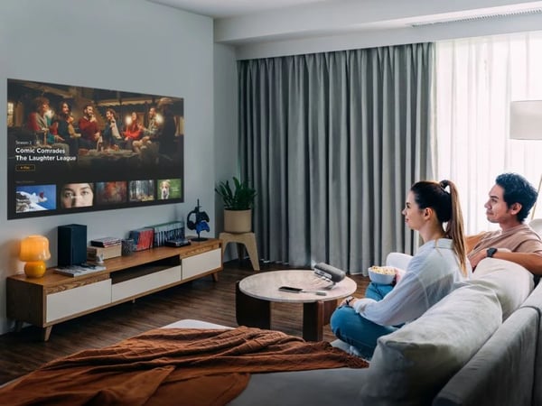Viewsonic M1XB Projektor med kort projiceringsafstand LED WVGA (854x480) Sort, Sølv
