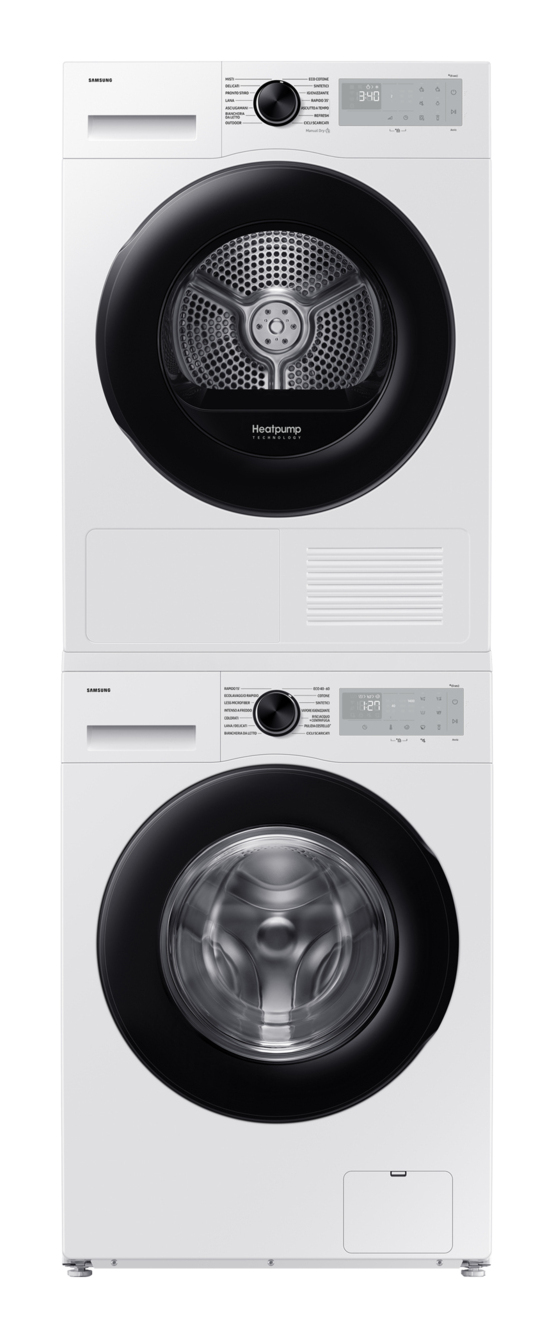 Samsung DV90DG52A0AH tørretumbler Fritstående Front-læsning 9 kg Hvid
