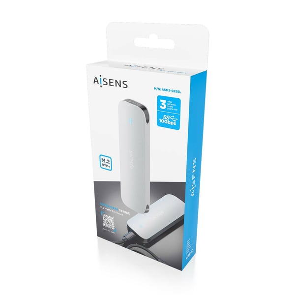 AISENS ASM2-025SL drevkabinet SSD kabinet Sølv M.2