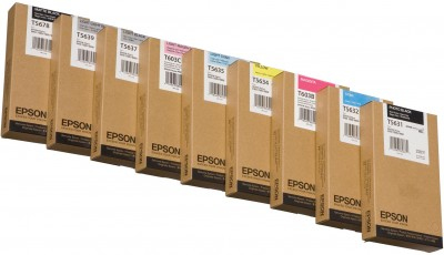 Epson Stylus Pro 7800/9800 Ink Cartridge (220ml) Photo Black mustekasetti Alkuperäinen Valokuva musta