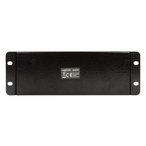 LogiLink UA0318 gränssnittshubbar USB 2.0 5000 Mbit/s Svart