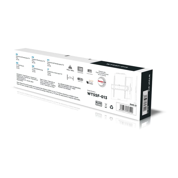 AISENS WT55F-013 TV-kiinnike 139,7 cm (55") Musta