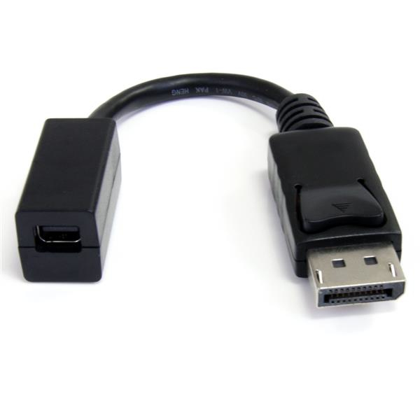 StarTech.com 15 cm lång DisplayPort till Mini DisplayPort-kabel - 4K x 2K UHD-video - DisplayPort (hane) till Mini DisplayPort-kabeladapter (hona) - DP dator till mDP 1.2-förlängningskabel för bildskärm