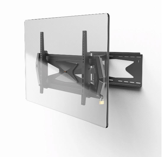 Hama 00220863 TV-kiinnike 2,03 m (80") Musta