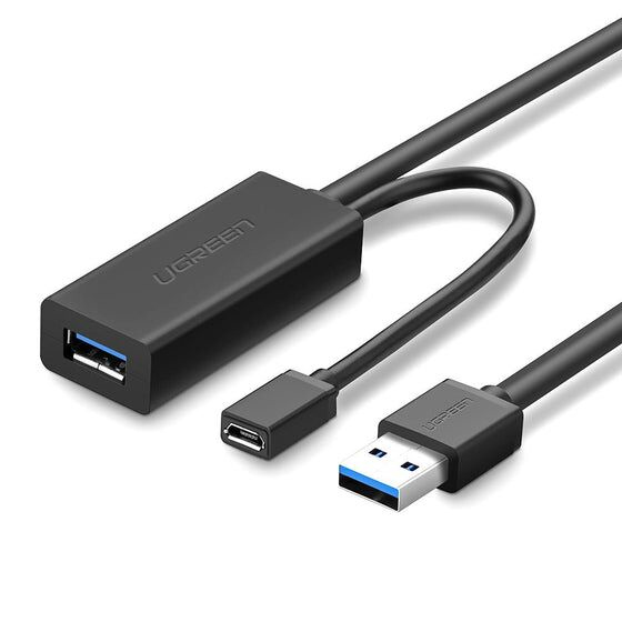 Förlängningskabel UGREEN USB 3.0, 10m (svart)