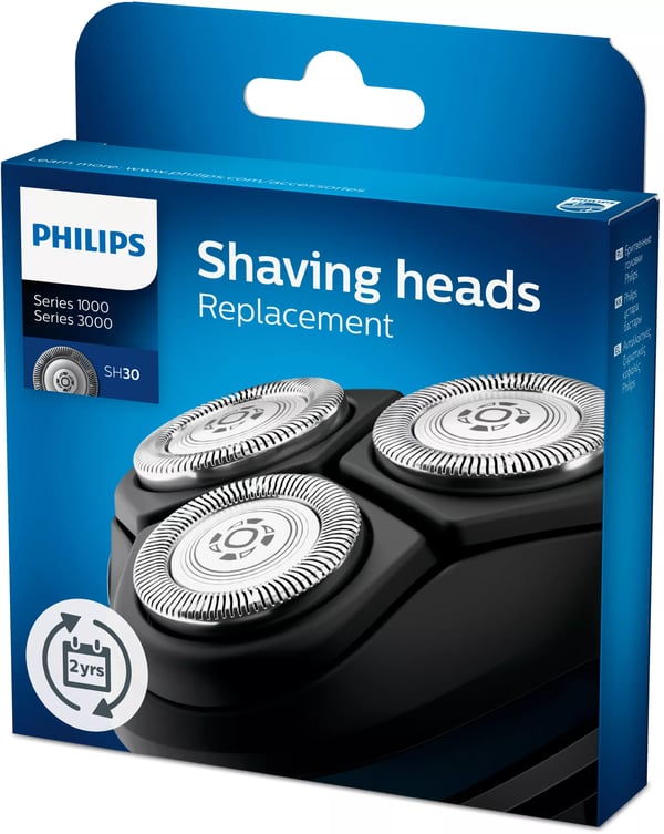 Philips SHAVER Series 3000 SH30/50 Rakhuvuden
