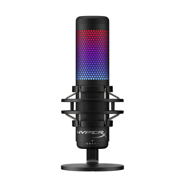 HyperX QuadCast S Sort Bordmikrofon