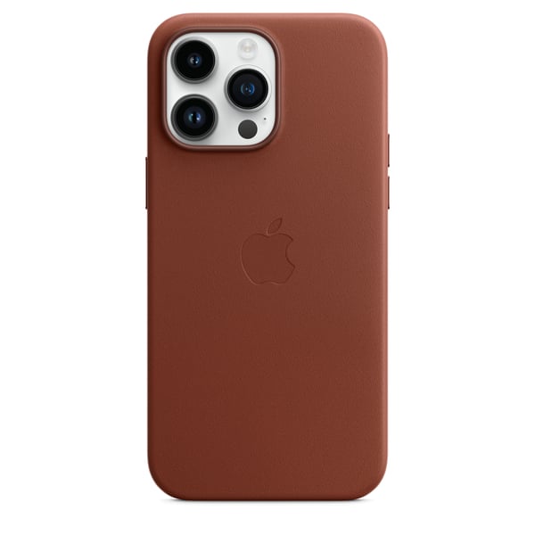 Apple Læder-etui med MagSafe til iPhone 14 Pro Max – umbra