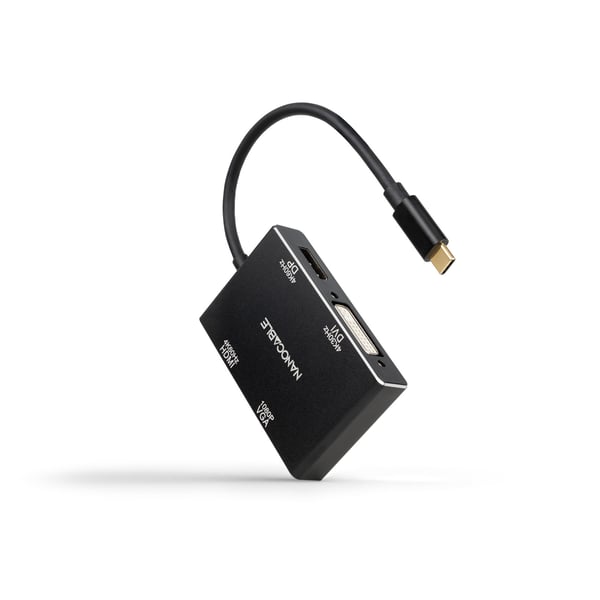 Nanocable 10.16.4307 kannettavien tietokoneiden telakka ja porttitoistin Langallinen USB 3.2 Gen 1 (3.1 Gen 1) Type-C Musta Nanocable 10.16.4307 kannettavien tietokoneiden telakka ja porttitoistin Langallinen USB 3.2 Gen 1 (3.1 Gen 1) Type-C Musta