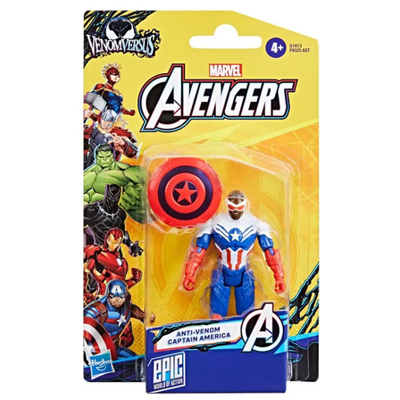 Marvel Avengers VenomVersus Epic World of Action Anti-Venom Captain America