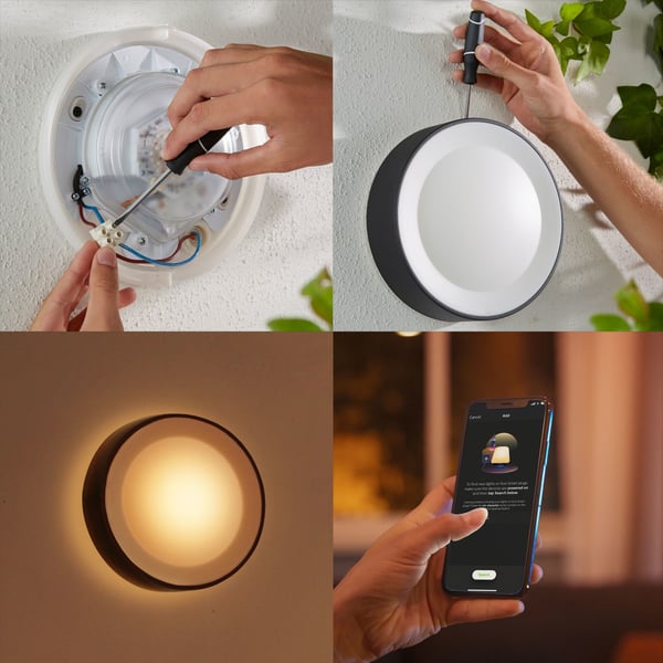 Philips Hue White och Color Ambiance Daylo vägglampa utomhus
