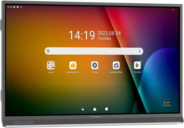Viewsonic IFP7552-2F interaktiv whiteboard 190,5 cm (75") 3840 x 2160 pixlar Pekskärm Svart HDMI
