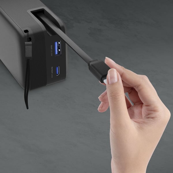 Cellularline PBROLL20000K basstationer 20000 mAh Svart