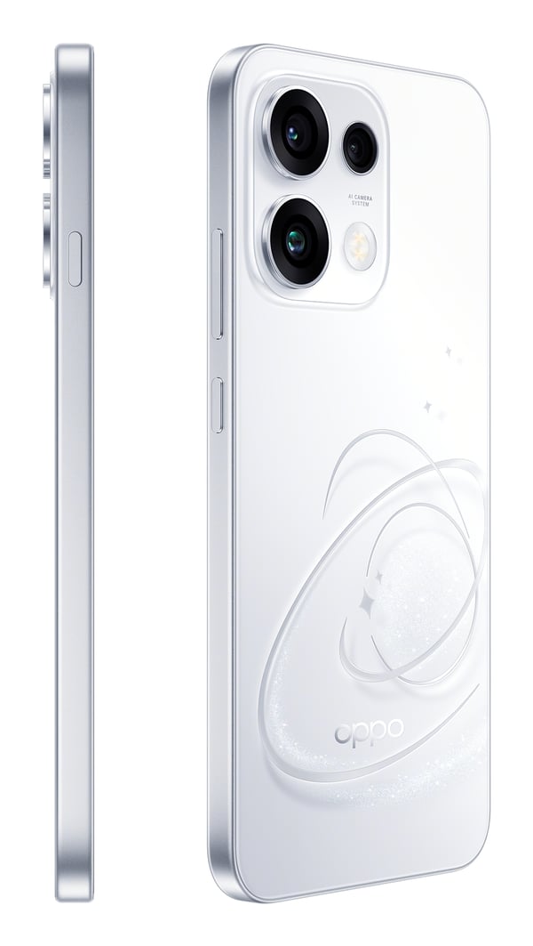 OPPO Reno16 FS 5G 16,7 cm (6.57") Kaksois-SIM Android 16.0 USB Type-C 8 GB 512 GB 6500 mAh Valkoinen