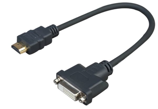 Vivolink PROHDMIADAPDVI videokabel adapter 0,2 m HDMI Type A (Standard) DVI-D Sort