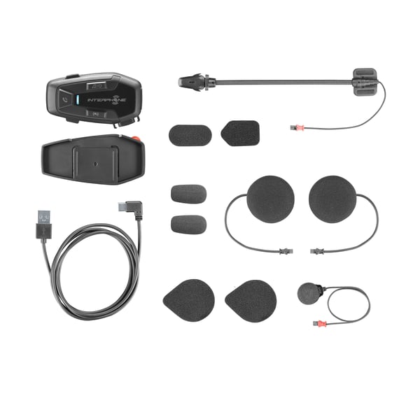 Interphone INTERPHOUCOM7R motorcykel samtaleanlæg 1000 m Sort