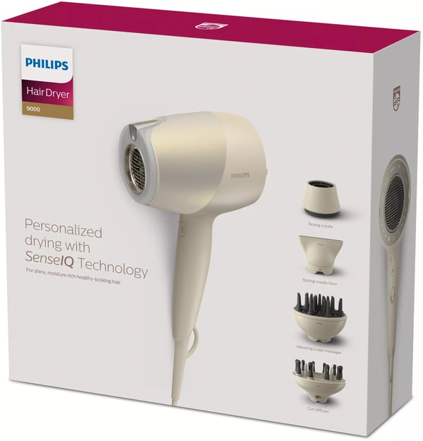 Philips 9000 series BHD829/00 hiustenkuivain 1800 W Beige