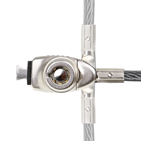 StarTech.com Slim Lock Noble Wedge Slot-kompatibel, 2 m låsekabel