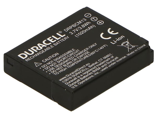 Duracell DRPBCM13 batteri til kamera/videokamera Lithium-Ion (Li-Ion) 1020 mAh
