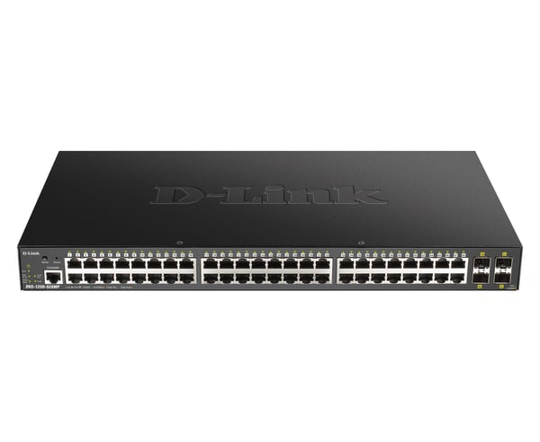D-Link DGS-1250-52XMP Administreret L3 Strøm over Ethernet (PoE) Sort D-Link DGS-1250-52XMP Administreret L3 Strøm over Ethernet (PoE) Sort