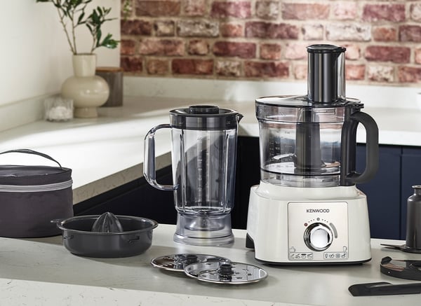 Kenwood MultiPro Express matberedare 1000 W 3 l Rostfritt stål, Vit