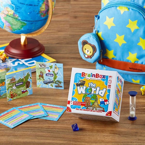 Asmodee Brainbox The World (Refresh 2022) BrainBox The World (Refresh 2022) Brætspil