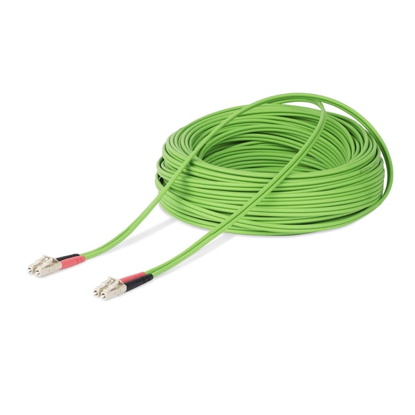 StarTech.com 25m LC til LC(UPC) OM5 Multimode Fiberoptisk Kabel, LSZH LWL - Patch-kabel - LC/UPC Multi-M