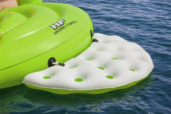 Bestway 43120 pool- och badmadrass Grön, Vit Monokromatiskt PVC Flytande ö