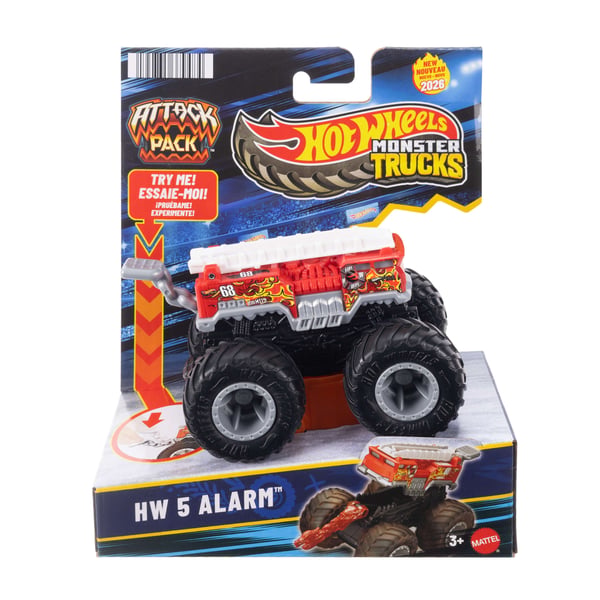 Hot Wheels Monster Trucks ATTACK PACK Assortment