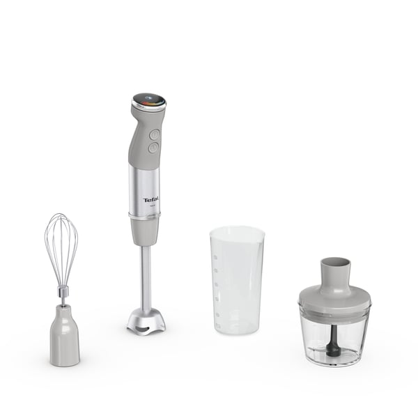 Tefal Quickchef+ HB673B30 blender Nedsænkning blender 1000 W Grå, Rustfrit stål