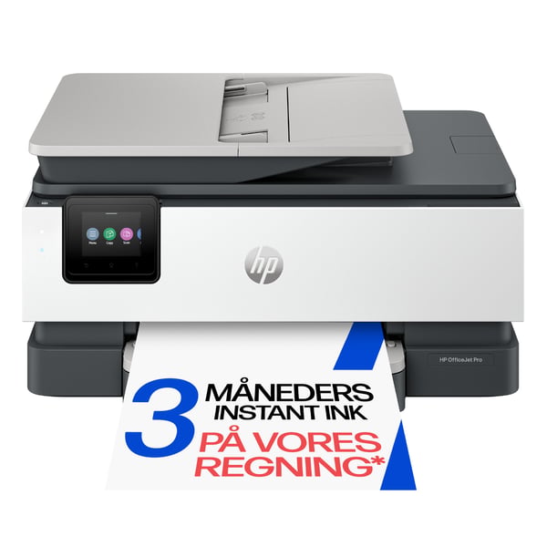 HP OfficeJet Pro 8135e Trådløst All-in-One Farve Printer, Instant Ink; 2-sidet printning