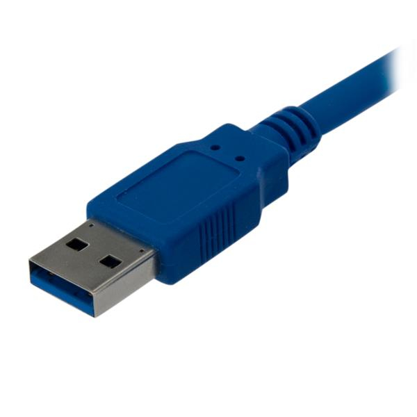 StarTech.com 1 m SuperSpeed USB 3.0 A til B kabel - M/M - USB 3.0 tilslutningskabel - USB-kabel - USB