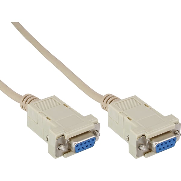 InLine 12222X serielkabel Beige 2 m