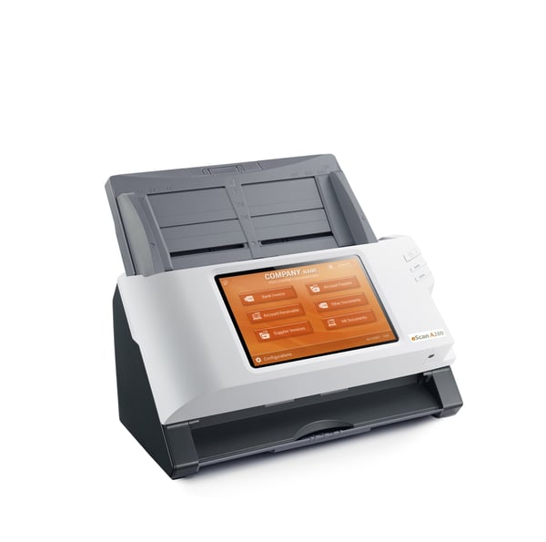 Plustek eScan A280 Enterprise ADF-skanner 600 x 600 DPI A4 Svart, Vit