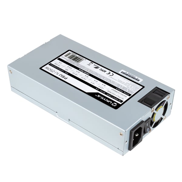 UNYKAch UKPSU1U40004 virtalähdeyksikkö 250 W 20+4 pin ATX Flex ATX Hopea