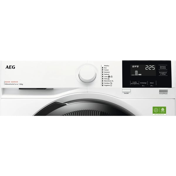 AEG TR8HGBG8B tørretumbler Fritstående Front-læsning 8 kg Hvid