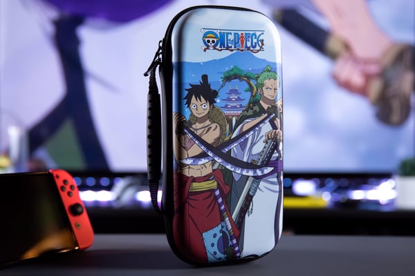 Konix One Piece - Wano Hårdt etui Nintendo Nylon, Polyvinylchlorid (PVC) Flerfarvet