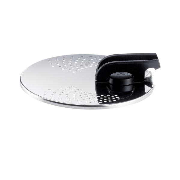 Tefal Ingenio L9829402 grytlock Rund Svart, Rostfritt stål