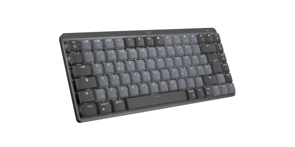 Logitech MX Mechanical Mini tangentbord Kontor Trådlös RF + Bluetooth QWERTZ tyska grafit