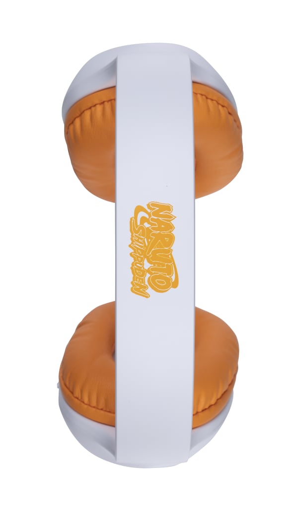 Konix Naruto KX BT HEADPHONES Headset Kabel & Trådlös Huvudband Spela Bluetooth Orange, Vit